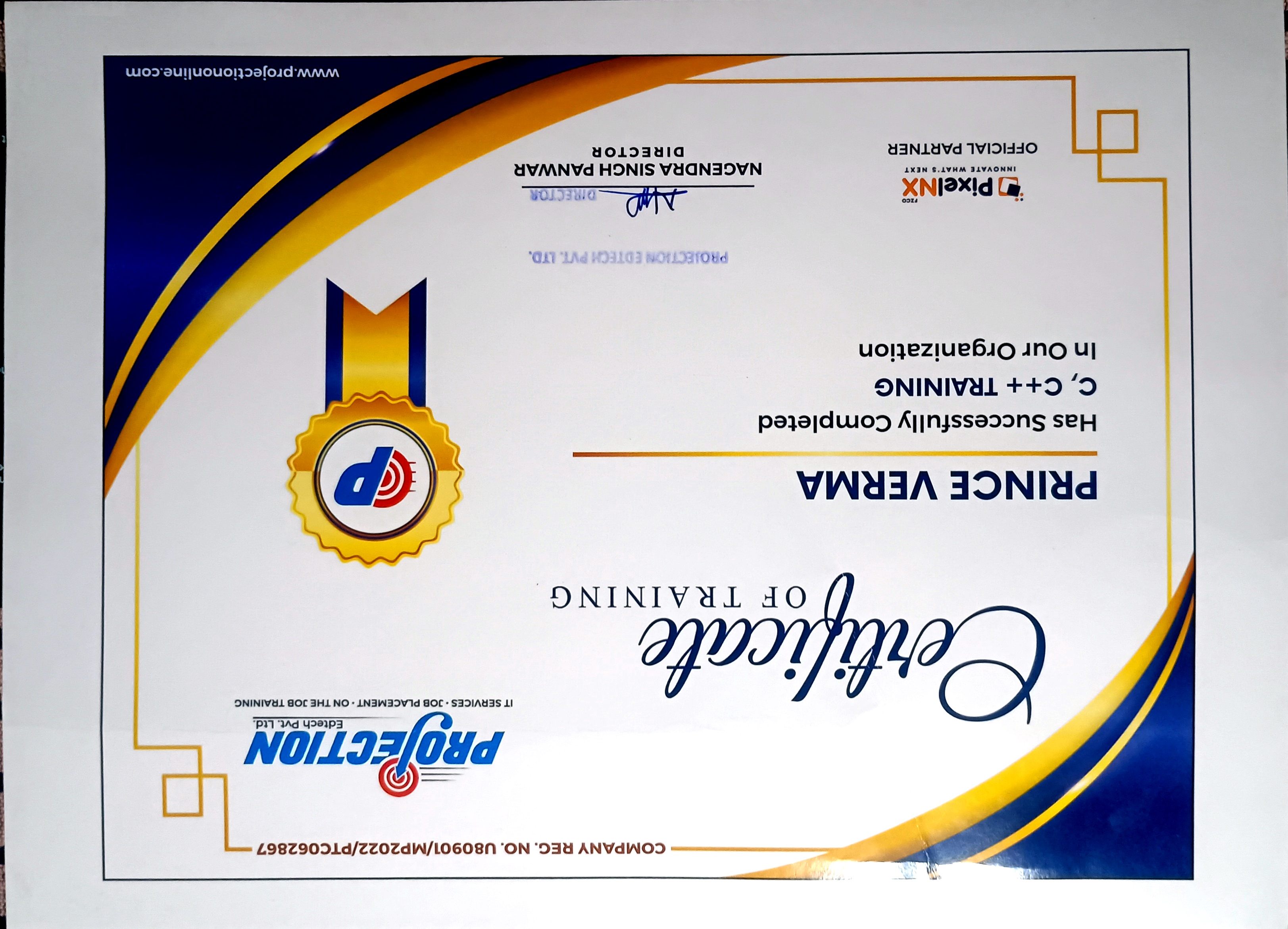 Certificate 1