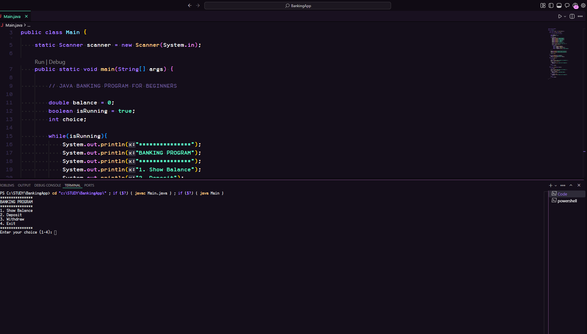 BankingApp (Java Project)